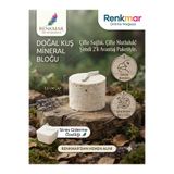 renkmar Doğal Kuş Mineral Bloğu ve Gaga Törpüsü – 2'li Avantaj Paketi (Kemik ve Sindirim Desteği) muhabbet kuşu kanarya cennet sultan ispinoz vb kuşlar