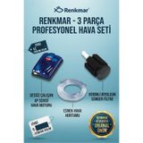 renkmar Hava seti,tek çıkış motor - 6*16cm biyolojik filtre 2 metre hava hortumu