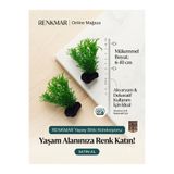 renkmar Yapay Akvaryum Bitkisi 6-10 cm Dekoratif Akvaryum Süsü Canlı Görünümlü 1adet