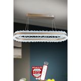 Renkoled Aydınlatma 3 Renk ışıklı kumandalı Modern Sarkıt Led Avize ledli avize Salon ,oda ,mutfak ,hol yemek masası