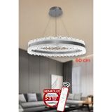 Renkoled Aydınlatma 3 Renk ışıklı kumandalı Modern Sarkıt Led Avize Salon ,oda ,mutfak ,hol 60 CM