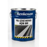 Renkosan Yol Çizgi Boyası – Açık Gri | Asfalt, Beton, Otopark, Bordür Yüzeyleri İçin Dayanıklı Uygulama