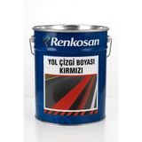 Renkosan Yol Çizgi Boyası – Kırmızı | Asfalt, Beton, Otopark ve Bordür Yüzeyleri İçin Dayanıklı Uygulama
