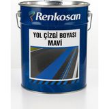 Renkosan Yol Çizgi Boyası – Mavi 20 kg | Asfalt, Beton, Otopark ve Bordür Yüzeyleri Için Dayanıklı Uygulama
