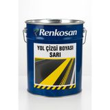 Renkosan Yol Çizgi Boyası – Sarı | Asfalt, Beton, Otopark ve Bordür Yüzeyleri İçin Dayanıklı Uygulama