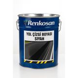 Renkosan Yol Çizgi Boyası – Siyah | Asfalt, Beton, Otopark ve Bordür Yüzeyleri İçin Dayanıklı Uygulama