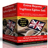 Renksiz Enine Boyuna İngilizce Eğitim Seti