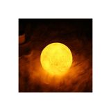 renn Gün Işığı 3d Ay Dekoratif Küre Gece Lambası