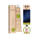 Renna 0-4 Mavi Amonyaksız Bitkisel Yıpranmış Saçlar İçin 60 ml Saç Boyası