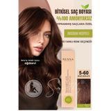 Renna 5-60 Sıcak Çikolata Amonyaksız Bitkisel Yıpranmış Saçlar İçin 60 ml Saç Boyası