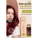 Renna 5-65 Çilek Kırmızısı Amonyaksız Bitkisel Yıpranmış Saçlar İçin 60 ml Saç Boyası