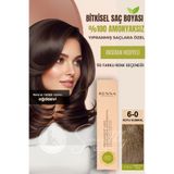 Renna 6-0 Koyu Kumral Amonyaksız Bitkisel Yıpranmış Saçlar İçin 60 ml Saç Boyası