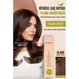 Renna 6-68 Bronz Kahve Amonyaksız Bitkisel Yıpranmış Saçlar İçin 60 ml Saç Boyası