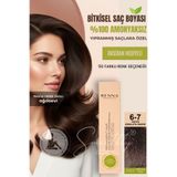 Renna 6-7 Koyu Çikolata Kahve Amonyaksız Bitkisel Yıpranmış Saçlar İçin 60 ml Saç Boyası