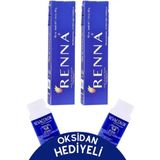 Renna 6-77 Yoğun Çikolata Kahve 2x60 ml Tüp Saç Boyası + Oksidan