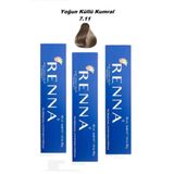 Renna 7.11 Yoğun Küllü Kumral 60 ml 3 Adet Saç Boyası