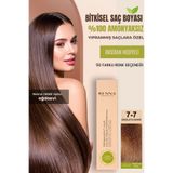 Renna 7-7 Çikolata Kahve Amonyaksız Bitkisel Yıpranmış Saçlar İçin 60 ml Saç Boyası
