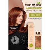 Renna Amonyaksız Bitkisel Yıpranmış Saçlar Için Saç Boyası 7-35 Tarçın 60ml
