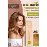 Renna AMONYAKSIZ Bitkisel Yıpranmış Saçlar İçin Saç Boyası 8-3 Açık Kumral Dore 60ml