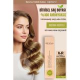Renna Amonyaksız Bitkisel Yıpranmış Saçlar İçin Saç Boyası 8-R Yoğun Açık Kumral 60 ml - 8-R YOĞUN AÇIK KUMRAL