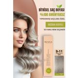 Renna AMONYAKSIZ Bitkisel Yıpranmış Saçlar İçin Saç Boyası 9-11 YOĞUN KÜLLÜ SARI 60ml