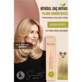 Renna AMONYAKSIZ Bitkisel Yıpranmış Saçlar İçin Saç Boyası 9-R Yoğun Sarı 60ml