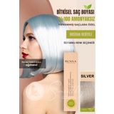 Renna AMONYAKSIZ Bitkisel Yıpranmış Saçlar İçin Saç Boyası SILVER 60ml
