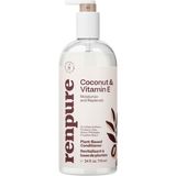 Renpure Bitki Bazlı Hindistan Cevizi ve E Vitamini Nemlendirir ve Yenileyici Saç Kremi - Kuru, Cansız Saçlar Için Ideal - Saçları Ipeksi ve Pürüzsüz Bırakır - Paraben Içermez - Geri Dönüşümlü, Pompa - Option-1