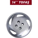 Rensa Jant Kapak 14'' Inç Takım (4 Adet) Tofaş - 0315 Gri - 14 inç