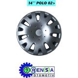 Rensa Jant Kapak 14'' Inç Takım (4 Adet) Volkswagen Polo 2002-2008 - 0315 Gri - 14 inç