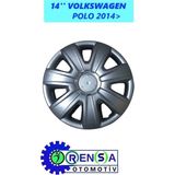 Rensa Jant Kapak 14'' Inç Takım (4 Adet) Volkswagen Polo 2014- Sonrası - 0315 Gri - 14 inç