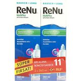 Renu Multiplus 360 ml Lens Solüsyonu İkili Kofre Temizleme ve Dezenfekte Etme Özelliği