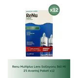 Renu Multiplus Lens Solüsyonu 360 ml - Ikili Kofre 12 Li Paket