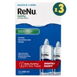 Renu Multiplus Lens Solüsyonu 360 ml - İkili Kofre 3 Adet