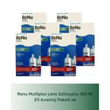 Renu Multiplus Lens Solüsyonu 360 ml - Ikili Kofre 6 Lı Paket