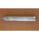 Renuzu Palet Soba Borusu Çap 10,5 cm Boy 50 cm Paslanmaz Krom 304 Palet Soba Uzatma Borusu