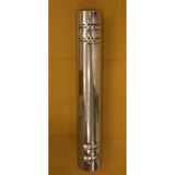 Renuzu Semaver & Soba Boru Bacası Çap 8,2 cm Derinlik 50 cm Paslanmaz Krom Çelik 430