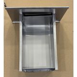 Renuzu Tost Ekmek Pasta Kalıbı 8 cm Yükseklik 12 cm Genişlik 20 cm Uzunluk Paslanmaz 304 Krom