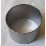 Renuzu Yuvarlak Çember Kek Kalıbı Çap 12CM Derinlik 8cm 304 Paslanmaz Krom Çelik