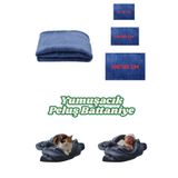 renyopa Peluş Kedi Köpek Bebek Battaniyesi Welsoft Yumuşacık Yıkanabilir