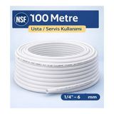 Reobox Su Arıtma Hortumu 1/4” – Nsf/ansı 61 Sertifikalı Lldpe Içme Suyu Hortumu 100 mt - 100 METRE