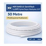 Reobox Su Arıtma Hortumu 1/4” – Nsf/ansı 61 Sertifikalı Lldpe Içme Suyu Hortumu 50 mt - 50 METRE