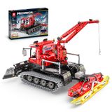Reobrix 22019 Teknolojisi Kar Pulluğu Sıkıştırma Blokları, MOC Sıkıştırma Blokları Kar Temizleme Aracı Model Kiti, 4 Motorlu, 1100 Parça Oyuncak Yapı Seti, Çok Fonksiyonlu Yapı Taşları, Lego ile Uyumlu