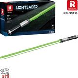 Reobrix 99011 Işın Kılıcı Yeşil Yaratıcı Yapı Blok Seti Building Blocks (Lightsaber) - 578 Parça