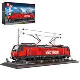 Reobrix Tabanlı Tren Yapı Taşı Kiti,MOC Şehir Tren Setleri,Klasik Vectron Elektrikli Kamyon 66019,Yetişkin Araba Severler için Modeli,Kız Erkek Ev Dekoru için Hediye Fikirleri,1757 PCS