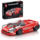 Reobrix Technik 680 oyuncak araba konstrüksiyon kiti kelepçe blokları, model araba kiti, yarış arabası, çocuklar ve yetişkinler için süper spor araba, 2023 yeni koleksiyon, Lego ile uyumlu (355 adet)