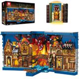 Reobrix The Shire Booknook ışıklı yapı seti, yaratıcı kitap desteği montaj seti 66035, kitaplık ev dekorasyonu, Book Nook model oyuncak seti, 14 yaş ve yetişkinler için hediye (3398 parça)