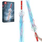 Reobrix Yetişkinler için Kılıç Yapma Setleri, Cool Royal Claymore 99015 Koleksiyon Yapma ve Teşhir Modeli, Anime Tarzı Cosplay Oyuncak Kılıç Ev Ofis Dekoru, Klasik Oyun Hayranları Erkek Çocuklar için