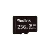 REOLINK 256 GB microSDXC Hafıza Kartı, 100 MB/s'ye kadar, 4K UHD, U3, A2, V30, Sınıf 10, Mikro SD Kart, Reolink Güvenlik Kamerası ile Tam Uyumlu