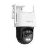 REOLINK 4K Kablolu WiFi Açık Kamera, 8MP Çift Lensli Güvenlik Kamerası, Otomatik İzleme ile 360 PTZ Kamera, 2.4/5GHz Wi-Fi Akıllı Kişi/Araç Algılama, Renkli Gece Görüşü, TrackMix WiFi